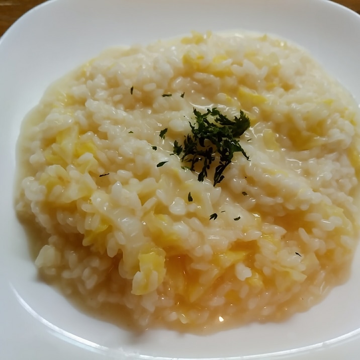 白菜チーズリゾット